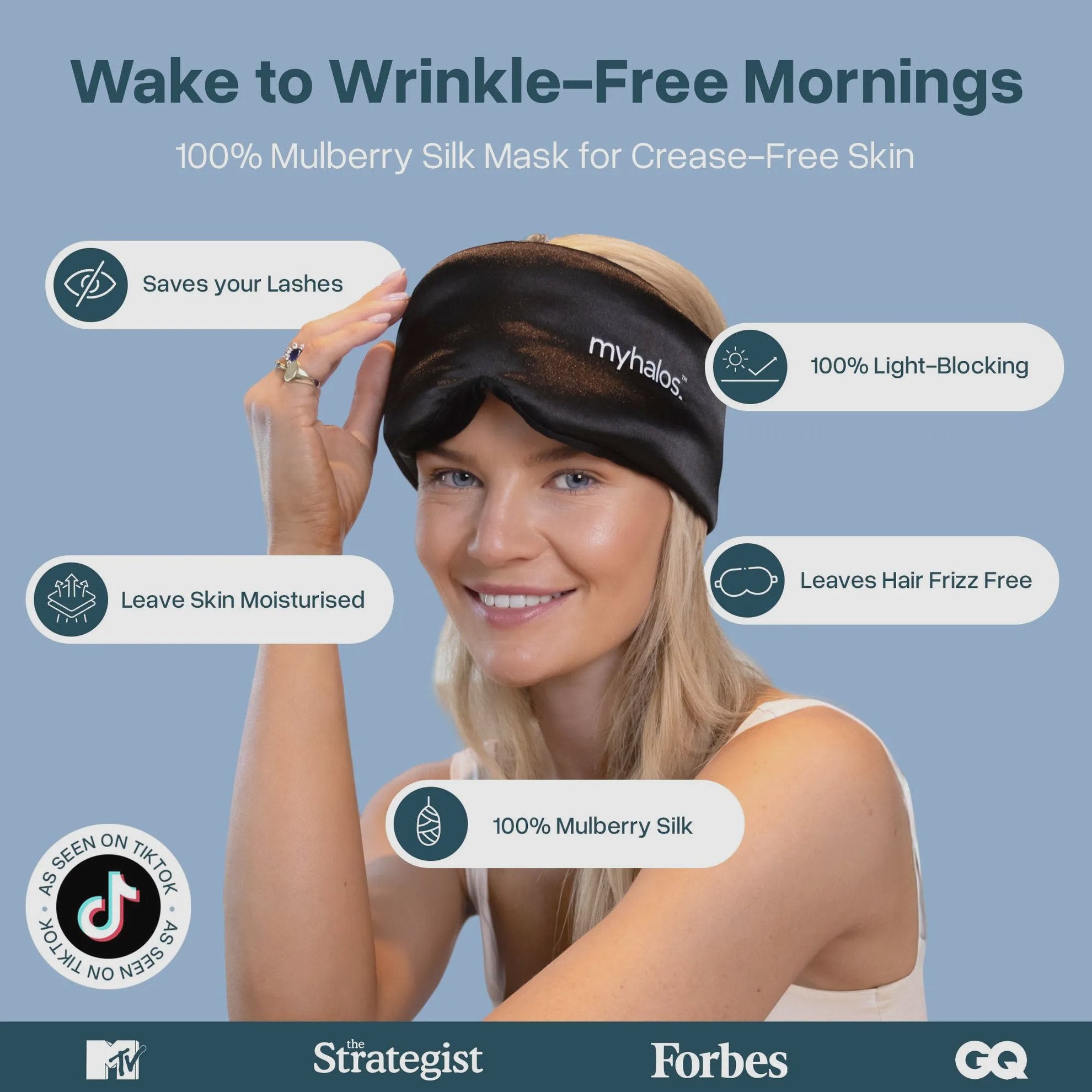 3D Mulberry Silk Sleep Mask